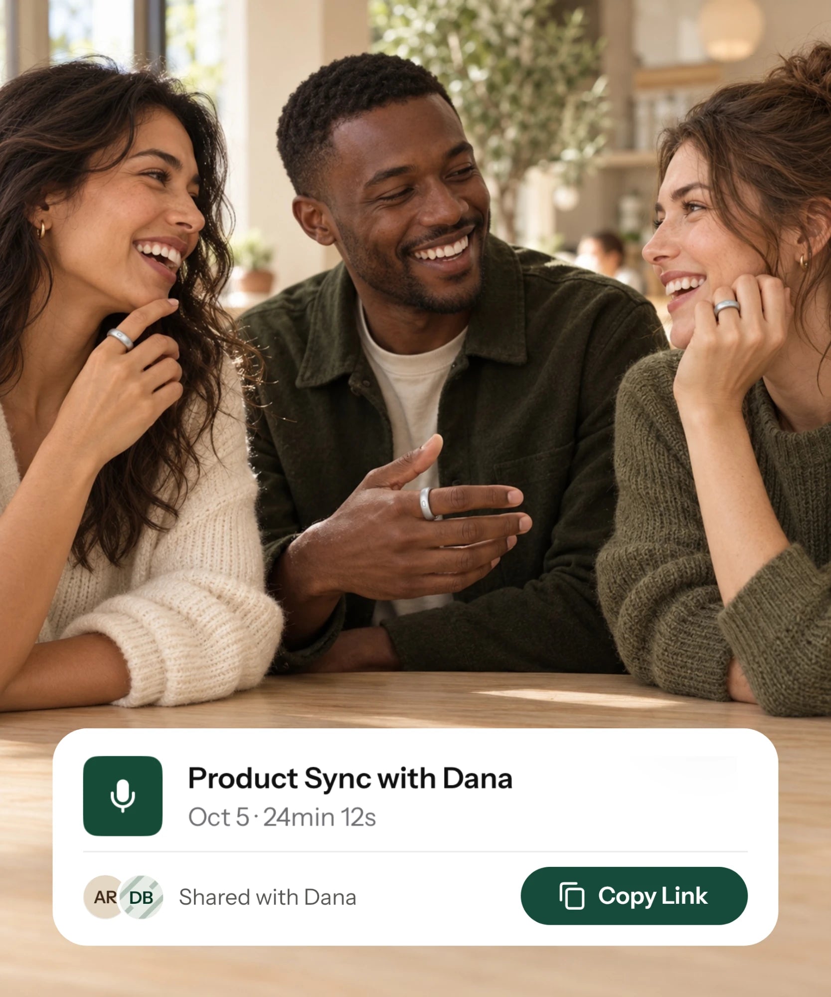 Seamless sharing